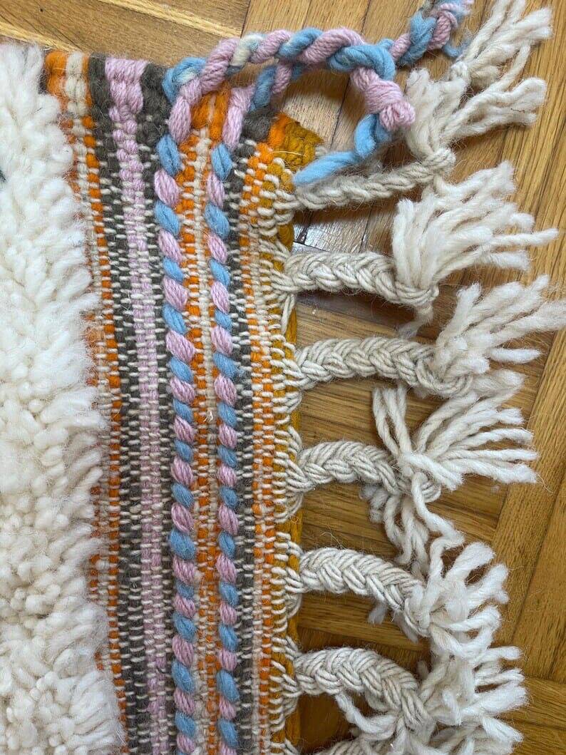 Traditional handmade wool rug size 150 x 250 cm