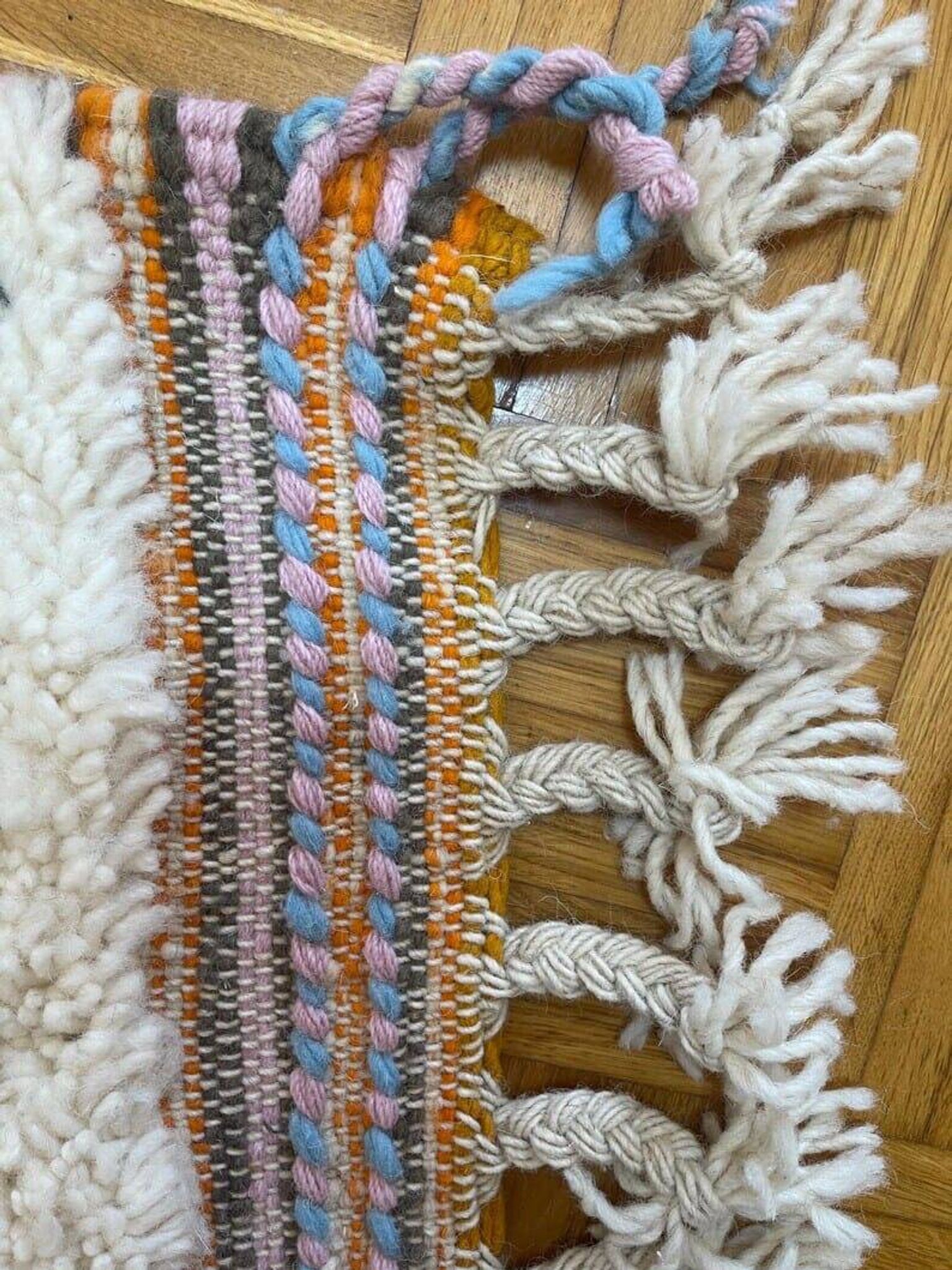 Traditional handmade wool rug size 150 x 250 cm