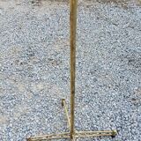 Valet de chambre of the 50s in gilded brass and wood