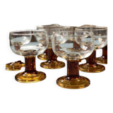 70's stemware