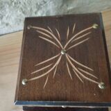 Vintage cigarette holder – Solid wood – 1950s–70s – Modernist style