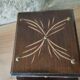 Vintage cigarette holder – Solid wood – 1950s–70s – Modernist style