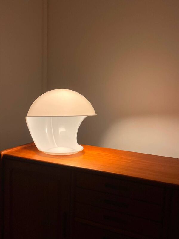 Lampe modèle Foglia 643 par Elio Martinelli pour Martinelli Luce, Italy, 1969