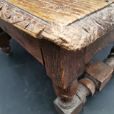 Low stool in old wood