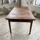 19th century oak farmhouse table 270cm with extensions