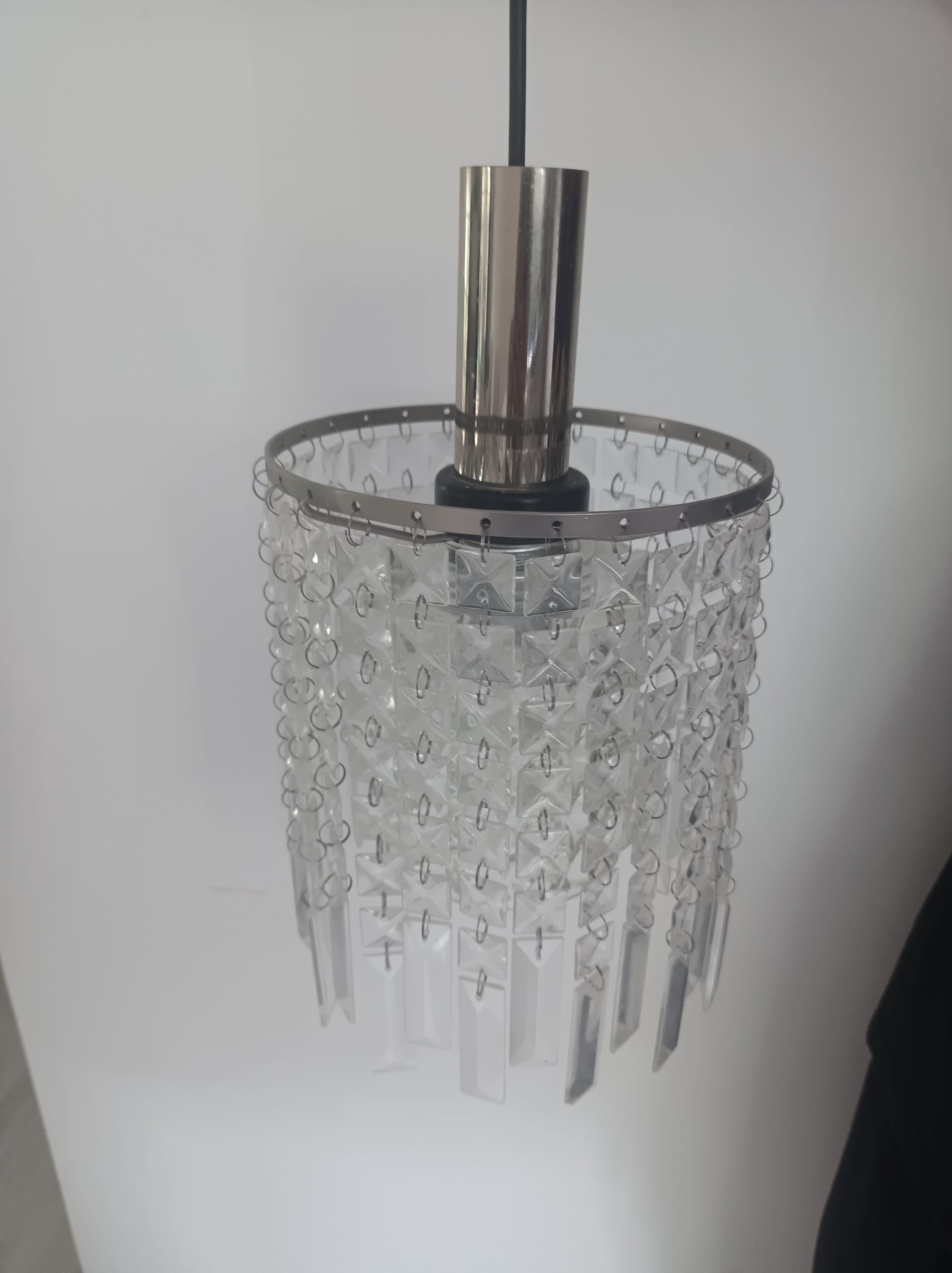 Glass hanging lamp