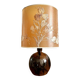 Sandstone ball lamp by Guy Baudat, vintage ceramic