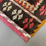 Ancien chemin de kilim étroit turc 122x51 cm shabby chic, kelim vintage