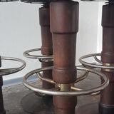 Vintage Heavy weight set of 6 Bar stools