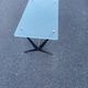 Table bas en verre 