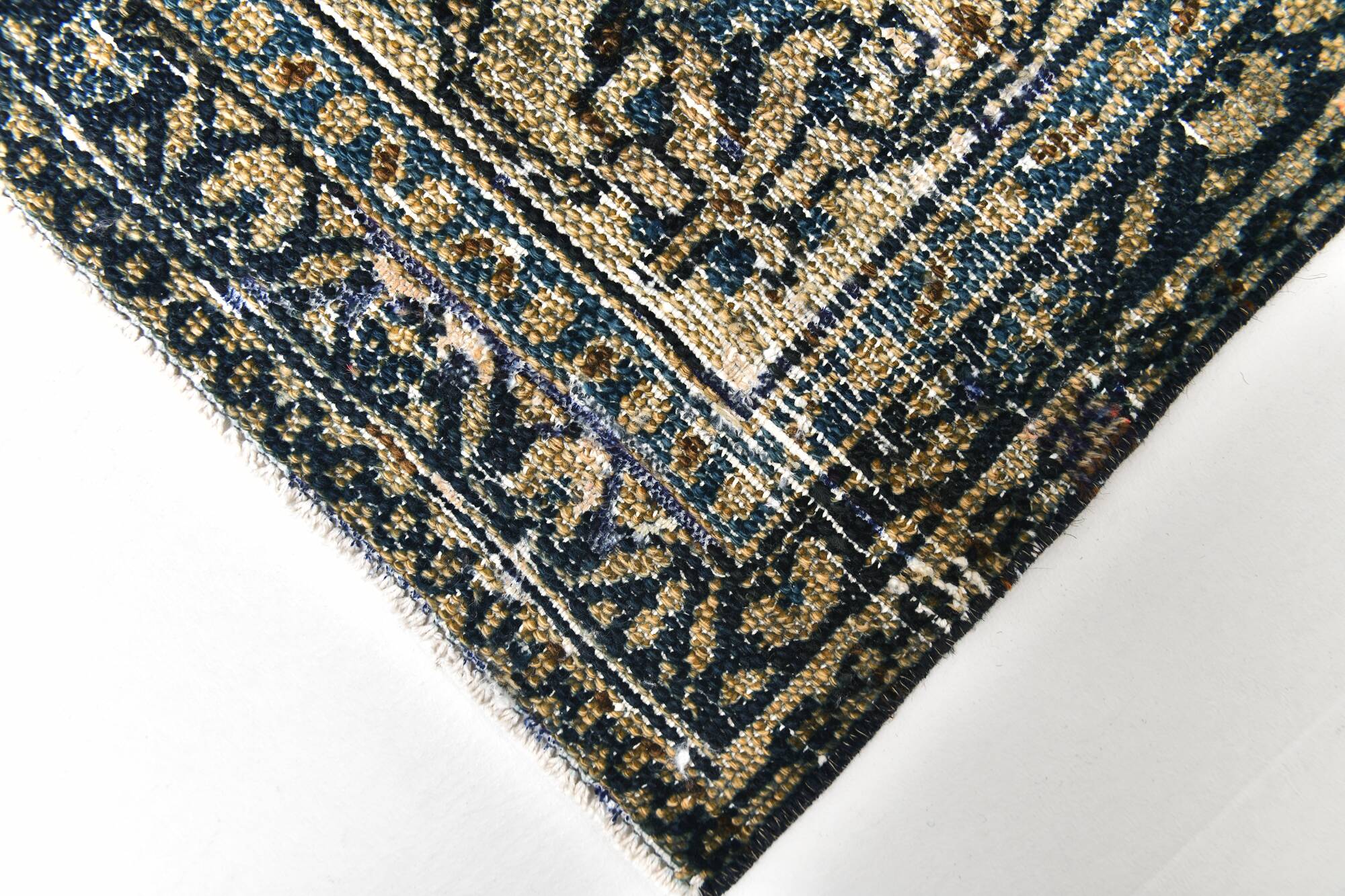 Classic Pattern Navy Blue Persian Rug, 311x402Cm