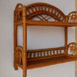 Wall shelf rattan 60 years