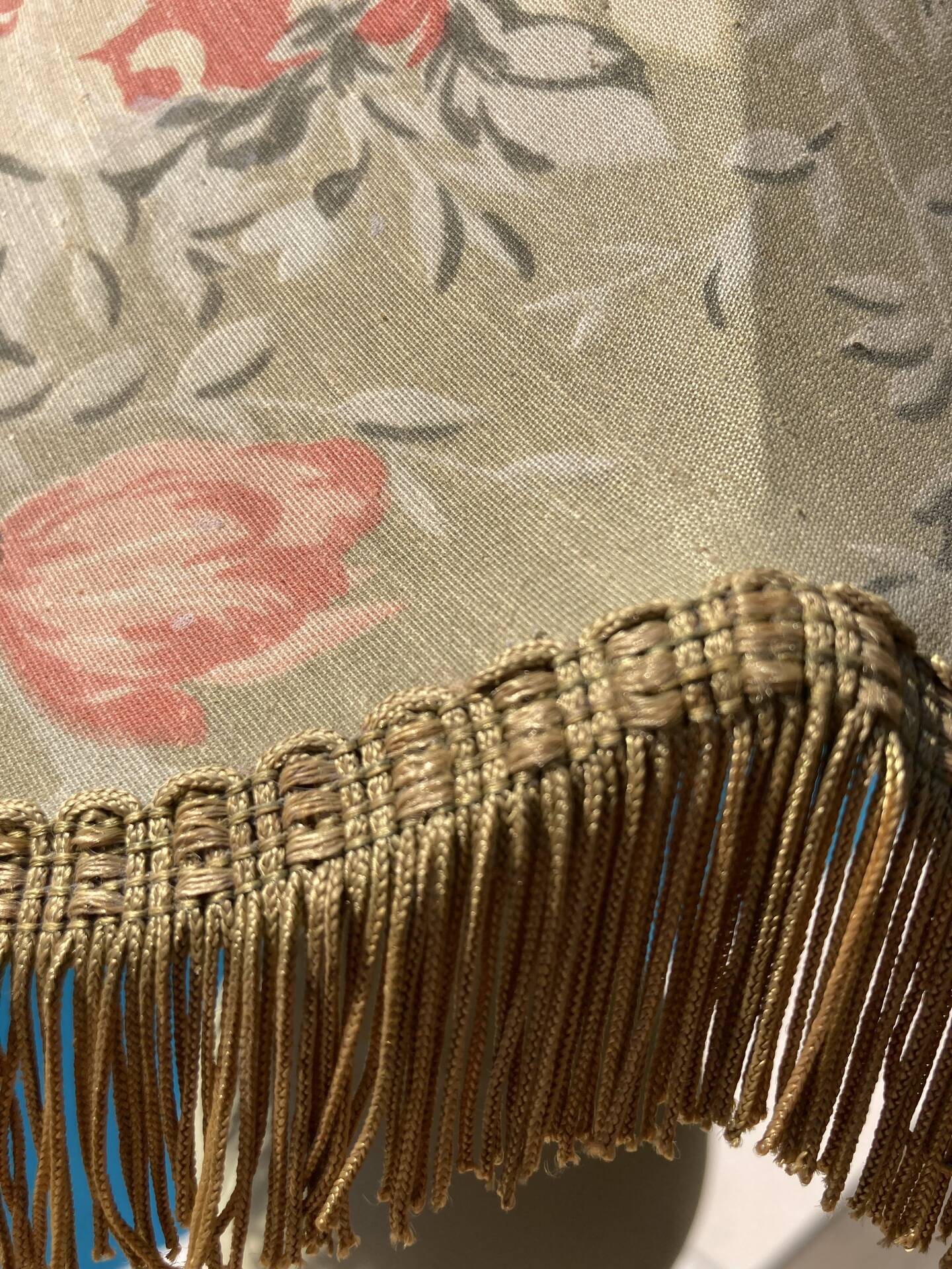 Vintage lamp 🌸 floral / naturalist lampshade