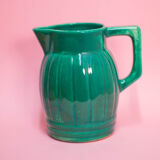 Orchies green vintage pitcher
