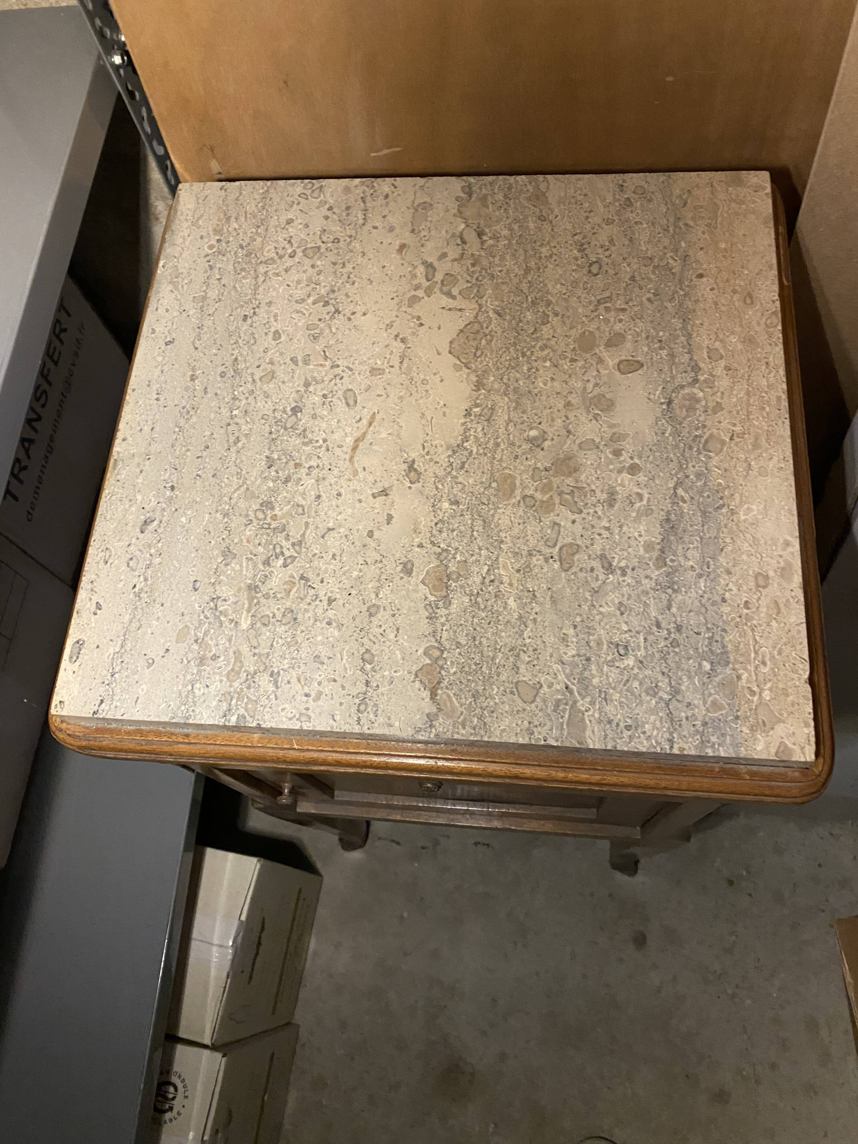 Louis Philippe bedside table