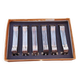 Set of 6 silver-plated knife rests, Orfèvrerie Saint-Médard, Louis style