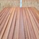 Suspension scandinave en rotin et verre opalin