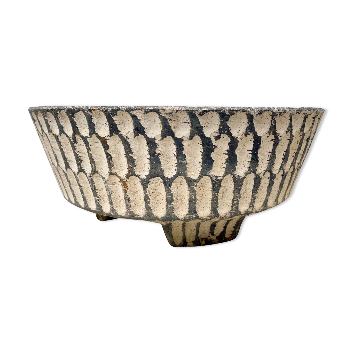 Mid century planter plant pot for the garden