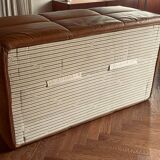 2-seater leather canapé by Ligne Roset, model Anais, vintage 1980s.