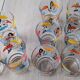Lot de 9 verres Miro vintage