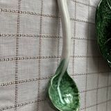 Soup bowl and cabbage dish in slurry