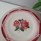 Lot de 8 assiettes plates Digoin Sarreguemines