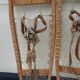 Old snowshoes made of wood and hoses