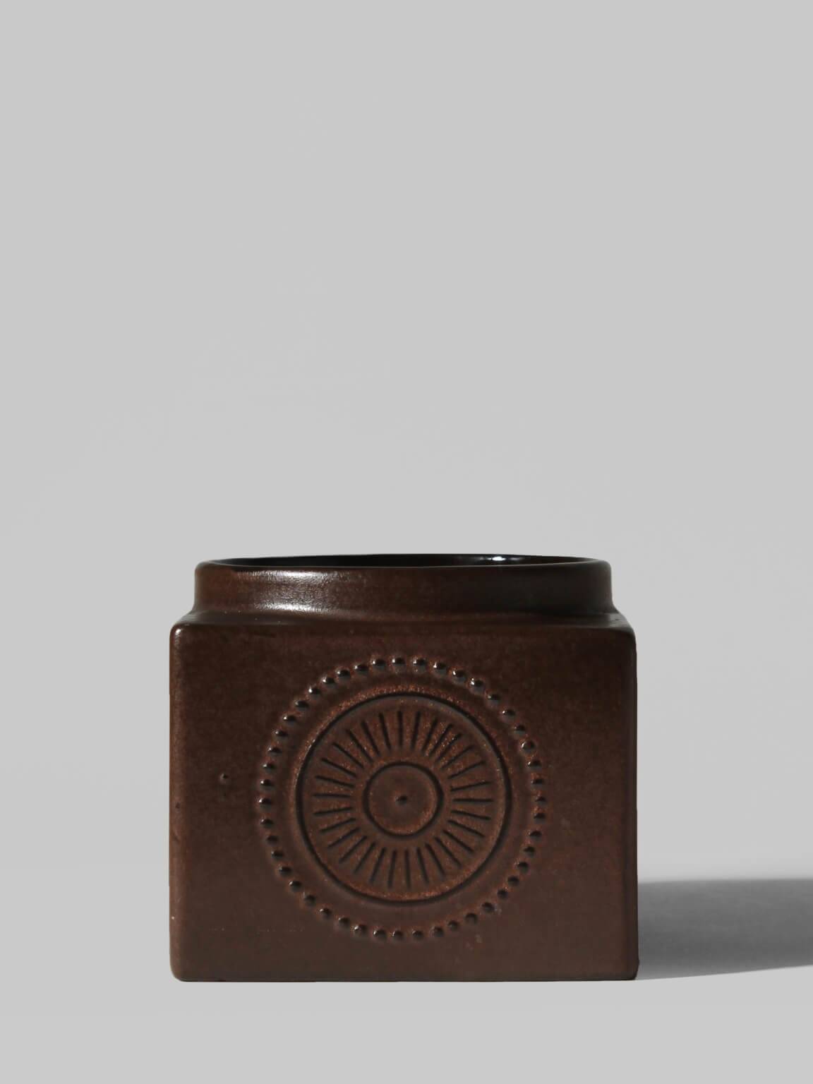Göran Andersson Brown Ceramic Vase, 1960s, Sweden