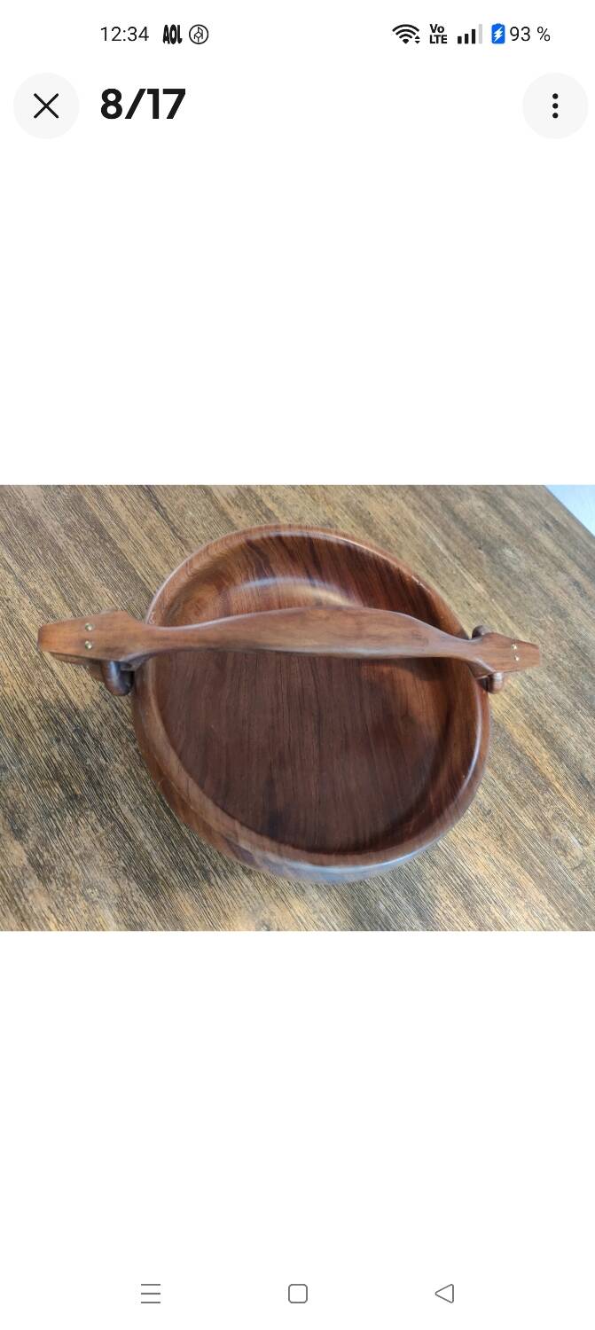 Teak salad bowl/fruit bowl from the 1960s