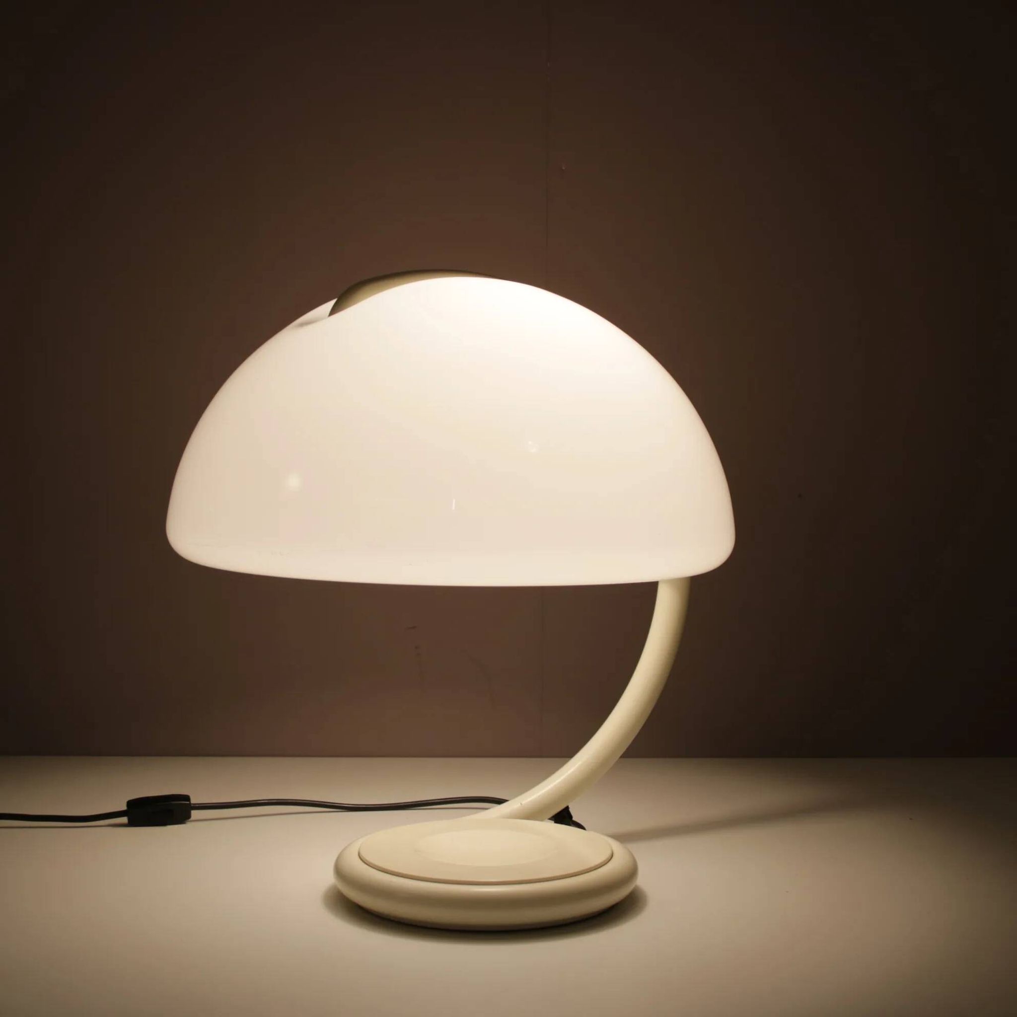 "Serpente" table lamp from the 1970s by Elio Martinelli for Martinelli, Italy