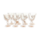 8 vintage glasses - Arques crystal - Chaumont model