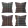 Set of 4 vintage kilim cushion covers 41x41 cm