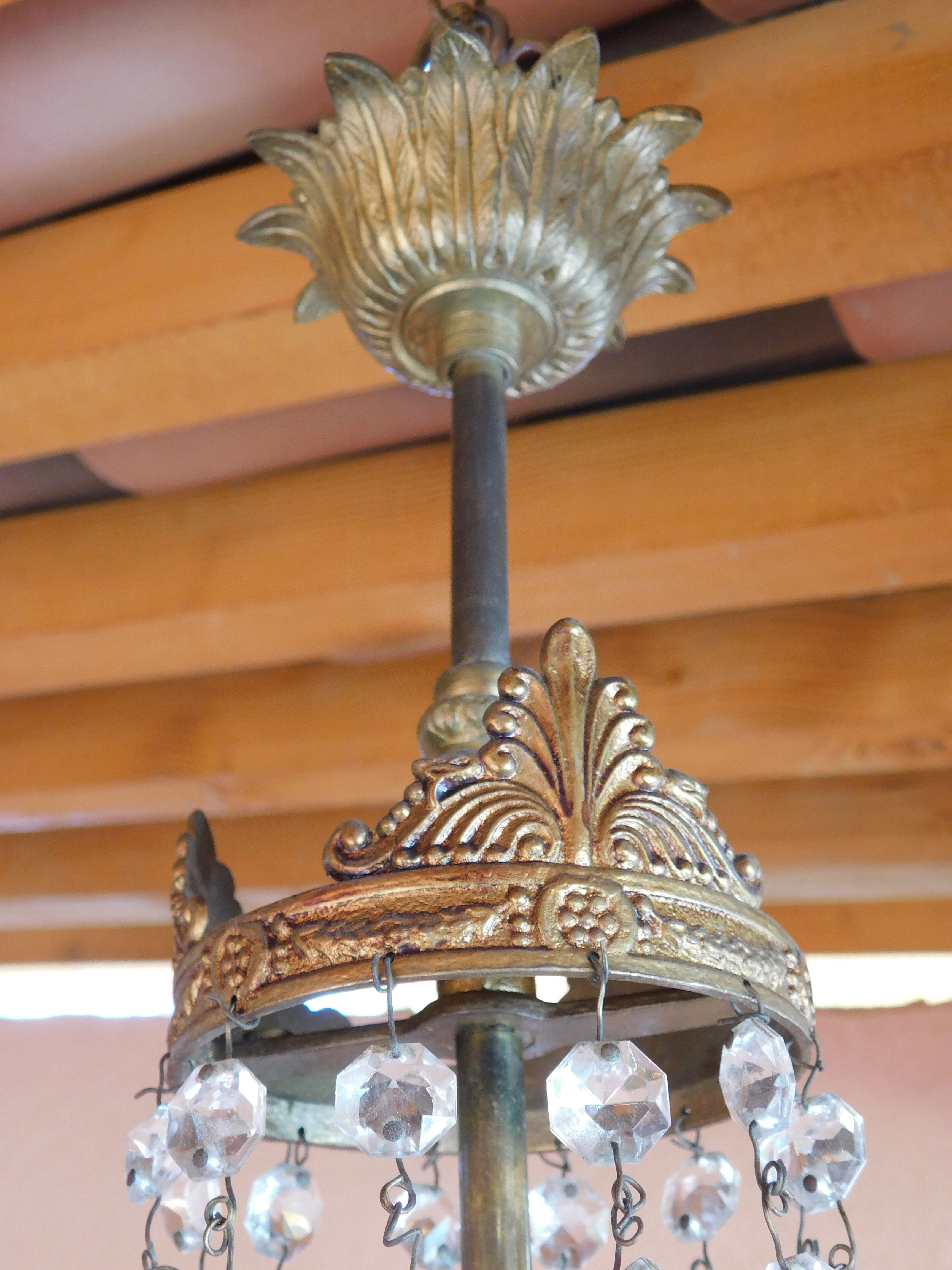 Hot air balloon chandelier - 20 cm