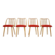 Set of four dining chairs by Antonín Šuman, 1960s