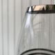 Paire de vases en verre et chrome années 70'
