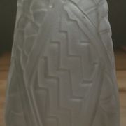 Vase art deco pressed glass