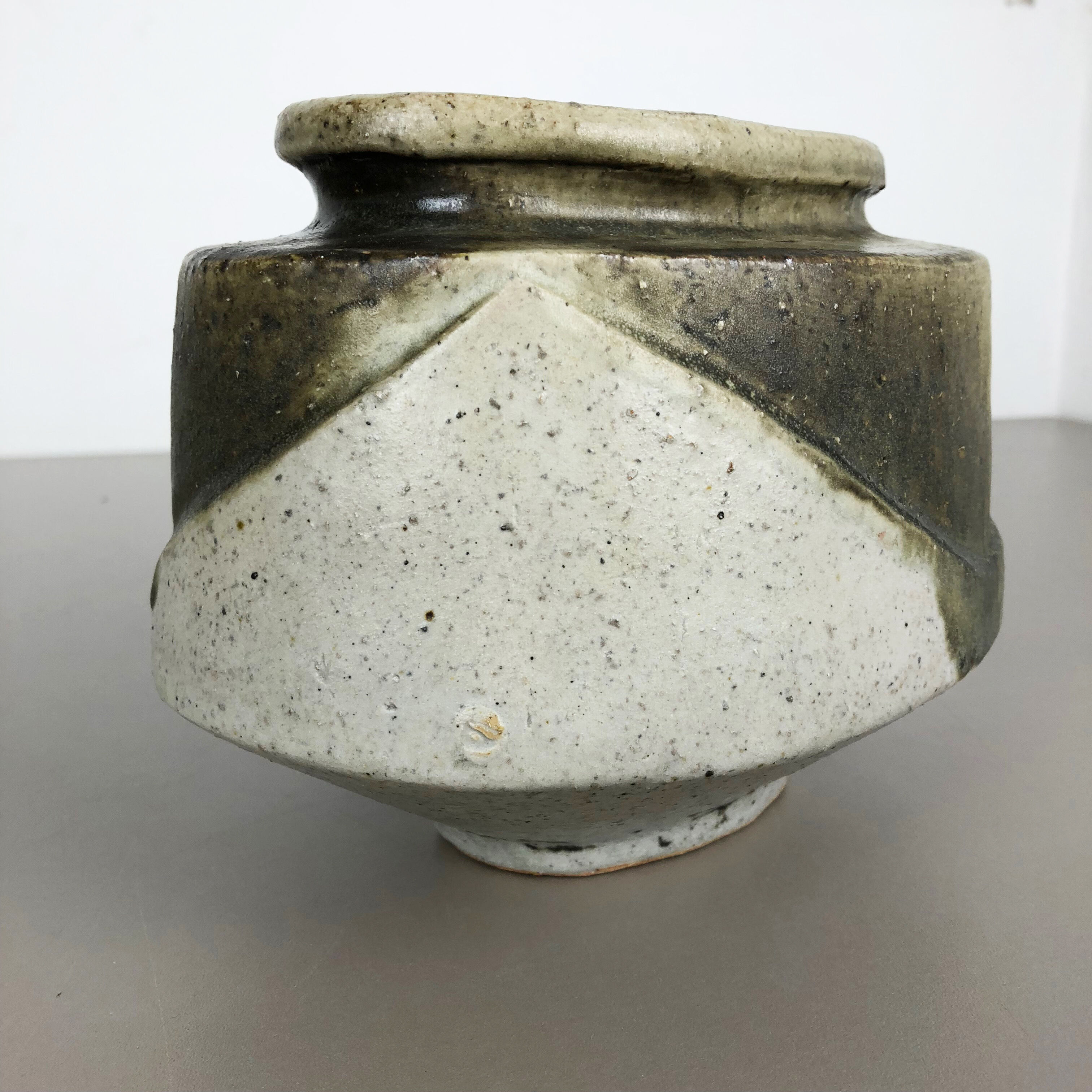 Ceramic Studio Pottery Object Vase by Bruno and Ingeborg Asshoff, Germany, 1960s