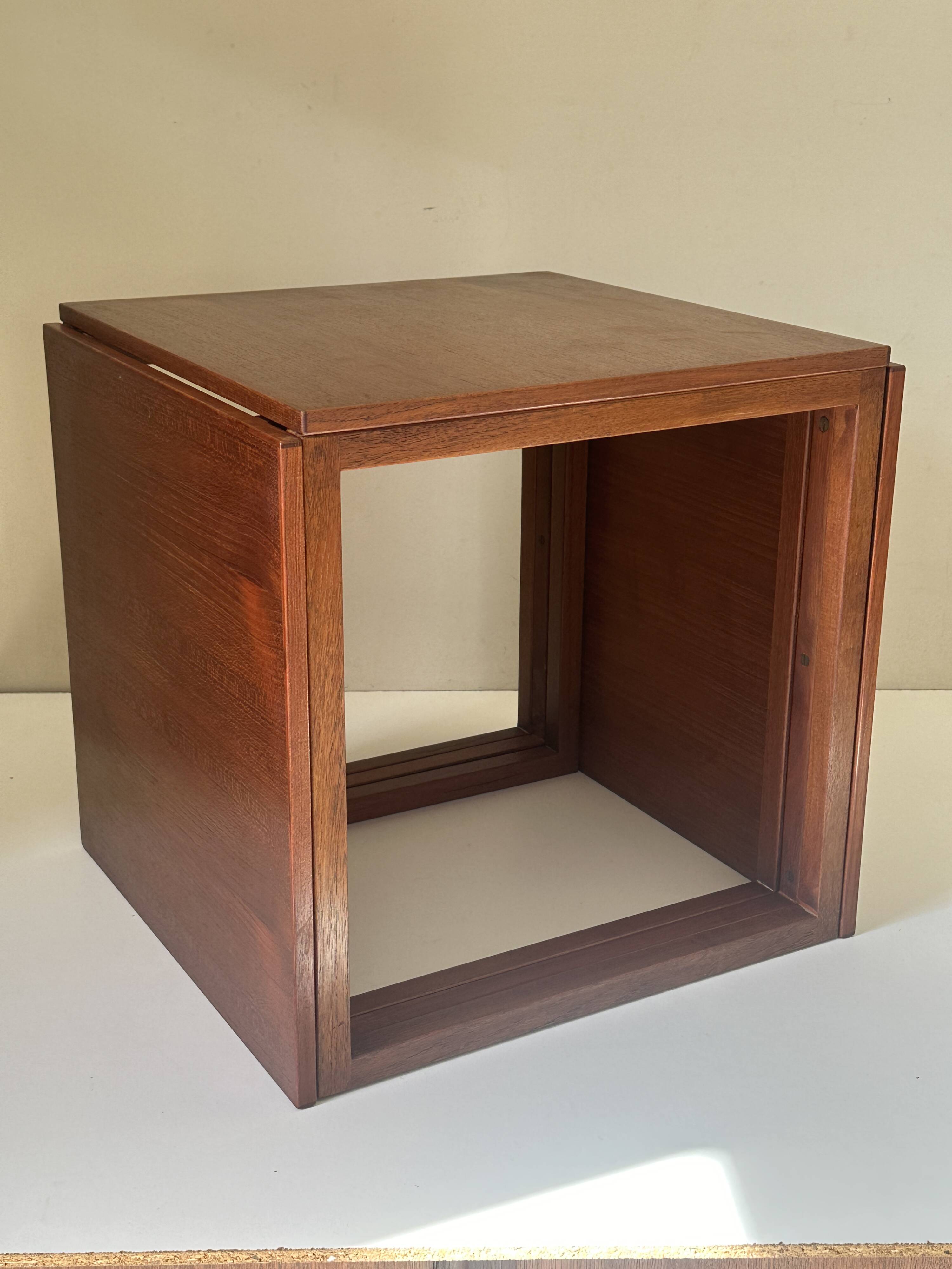 Tables encastrables teck kai kristiansen design années 60