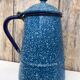 Enamelled pot