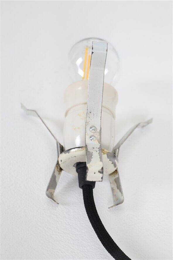 2 suspensions “Mini P&T" en verre vert Holmegaard Michael Bang, années 1970