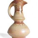 Mid-Century Ceramic Jug Vase by Roberto Rigon for Bertoncello, Signed, 1960s