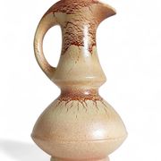 Mid-Century Ceramic Jug Vase by Roberto Rigon for Bertoncello, Signed, 1960s