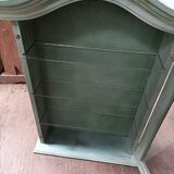 Cabinet showcase collection wood patinated paint