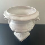 Small Medici vase in white porcelain
