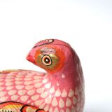 Mexican bird in signed papier-mâché, 70s