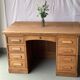 Bureau américain de maître d'école vintage des années 40 rénové