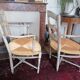 Ancienne paire de fauteuils provençal Louis XVl