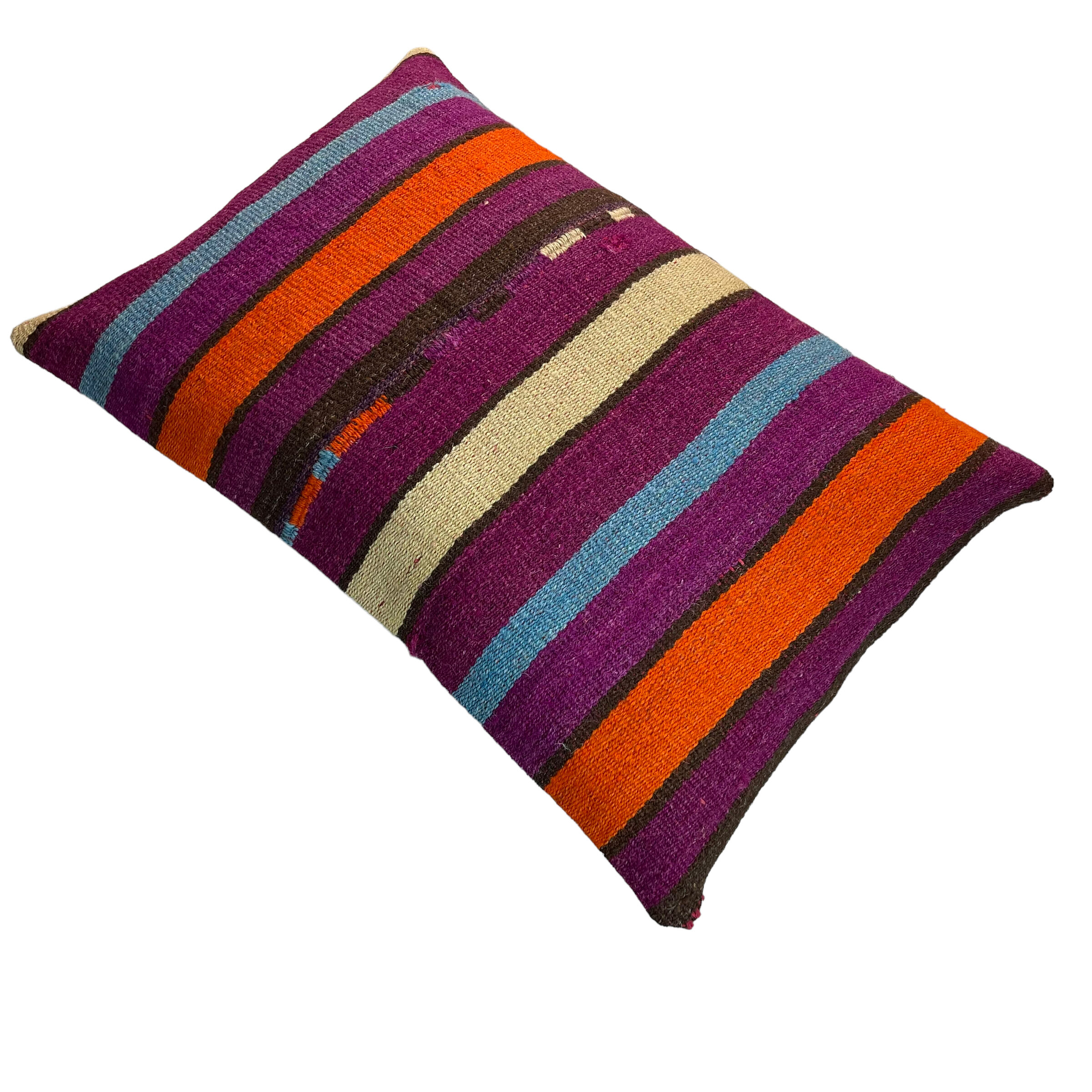 Housse de coussin vintage turque faite à la main, 40 x 60 cm