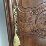 Antique solid wood wardrobe