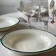6 assiettes creuses en faïence